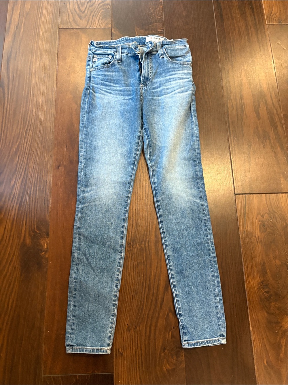 Ag Adriano Goldschmied Medium Wash Skinny Jeans